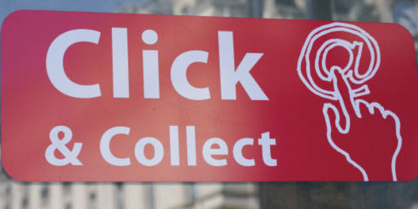 Click and collect magasin de vêtements